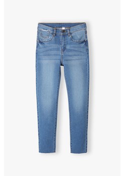 Jeansowe spodnie dla dziewczynki ze sklepu 5.10.15 w kategorii Spodnie dziewczęce - zdjęcie 170697683