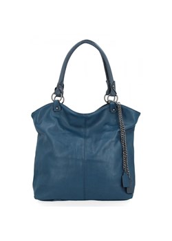 Torebka Uniwersalna Shopper Bag Hernan HB0150 Granatowa/Czarna ze sklepu PaniTorbalska w kategorii Torby Shopper bag - zdjęcie 170698064