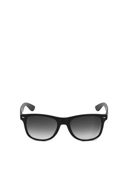 Cropp - Czarne okulary przeciwsłoneczne - czarny ze sklepu Cropp w kategorii Okulary przeciwsłoneczne damskie - zdjęcie 170698692
