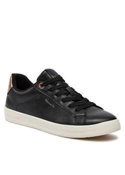 Sneakersy Tamaris 1-23618-42 Black/Gold 048 ze sklepu eobuwie.pl w kategorii Trampki damskie - zdjęcie 170703214