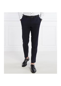 Oscar Jacobson Wełniane spodnie Denz | Slim Fit ze sklepu Gomez Fashion Store w kategorii Spodnie męskie - zdjęcie 170706121