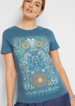 T-shirt z nadrukiem ze sklepu bonprix w kategorii Bluzki damskie - zdjęcie 170706343