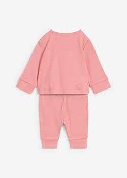 Shirt niemowlęcy z długim rękawem + legginsy, bawełna organiczna (2 części) ze sklepu bonprix w kategorii Dresy dla niemowlaka - zdjęcie 170707253