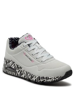 Skechers Sneakersy Skechers Uno-Loving Love Biały ze sklepu MODIVO w kategorii Buty sportowe damskie - zdjęcie 170712833