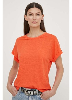 Marc O&apos;Polo t-shirt damski kolor pomarańczowy ze sklepu ANSWEAR.com w kategorii Bluzki damskie - zdjęcie 170714374
