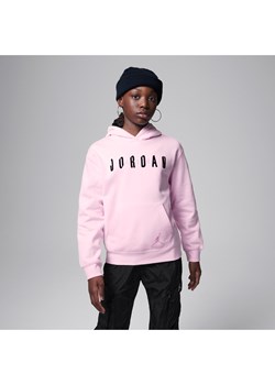 Bluza z kapturem dla dużych dzieci Jordan Soft Touch Mixed - Różowy ze sklepu Nike poland w kategorii Bluzy dziewczęce - zdjęcie 170716694
