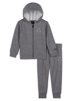 Zestaw bluza z kapturem i spodnie dla niemowląt (12–24 M) Jordan - Szary ze sklepu Nike poland w kategorii Dresy chłopięce - zdjęcie 170716732