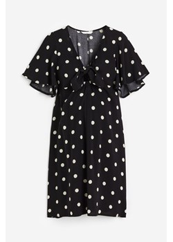 H & M - MAMA Sukienka z węzłem - Czarny ze sklepu H&M w kategorii Sukienki ciążowe - zdjęcie 170716963