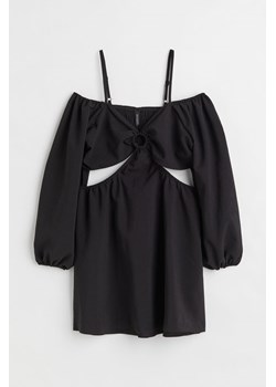 H & M - H & M+ Krótka sukienka z wycięciami - Czarny ze sklepu H&M w kategorii Sukienki - zdjęcie 170717071