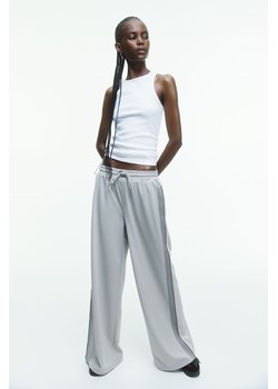 H & M - Spodnie sportowe z lampasami - Szary ze sklepu H&M w kategorii Spodnie damskie - zdjęcie 170717103