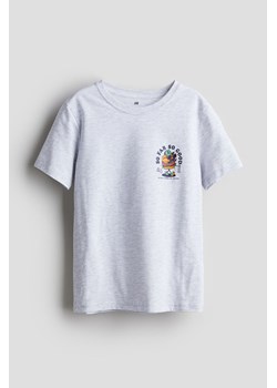 H & M - T-shirt z nadrukiem - Szary ze sklepu H&M w kategorii T-shirty chłopięce - zdjęcie 170717150
