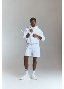 H & M - Sportowe szorty z siateczki DryMove - Biały ze sklepu H&M w kategorii Spodenki męskie - zdjęcie 170717191
