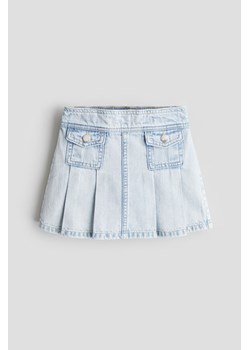 H & M - Spódnica dżinsowa z zakładkami - Niebieski ze sklepu H&M w kategorii Spódnice dziewczęce - zdjęcie 170717233