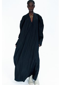 H & M - Kreszowana sukienka tunikowa - Czarny ze sklepu H&M w kategorii Sukienki - zdjęcie 170717270