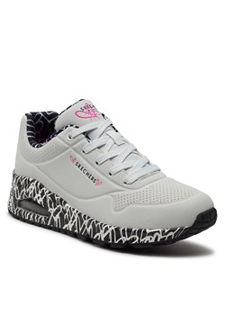 Sneakersy Skechers Loving Love 155506/WBK White/Black ze sklepu eobuwie.pl w kategorii Buty sportowe damskie - zdjęcie 170719903