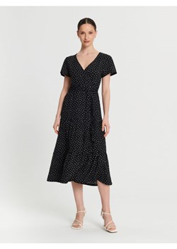 Sinsay - Sukienka midi - czarny ze sklepu Sinsay w kategorii Sukienki - zdjęcie 170721842