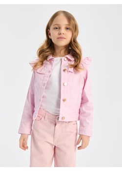 Sinsay - Kurtka jeansowa - różowy ze sklepu Sinsay w kategorii Kurtki dziewczęce - zdjęcie 170722001