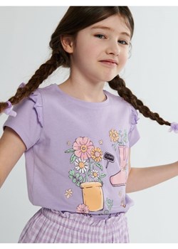 Sinsay - Koszulka z nadrukiem - szary ze sklepu Sinsay w kategorii Bluzki dziewczęce - zdjęcie 170722012