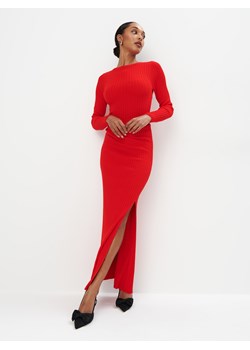 Mohito - Dzianinowa czerwona spódnica maxi - czerwony ze sklepu Mohito w kategorii Spódnice - zdjęcie 170724702