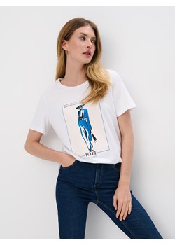 Mohito - Koszulka z printem - biały ze sklepu Mohito w kategorii Bluzki damskie - zdjęcie 170724724