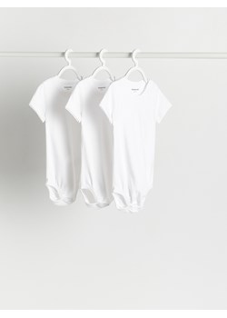 Reserved - Body 3 pack - biały ze sklepu Reserved w kategorii Body niemowlęce - zdjęcie 170724861