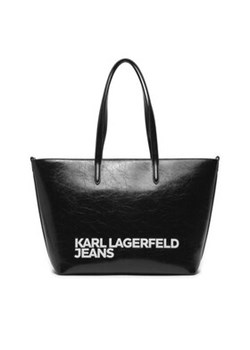 Karl Lagerfeld Jeans Torebka 241J3001 Czarny ze sklepu MODIVO w kategorii Torby Shopper bag - zdjęcie 170726224