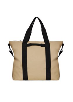 Rains Torba Tote Bag W3 14150 Beżowy ze sklepu MODIVO w kategorii Torby Shopper bag - zdjęcie 170726420