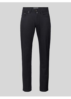 Spodnie o kroju tapered fit z 5 kieszeniami model ‘Lyon’ ze sklepu Peek&Cloppenburg  w kategorii Spodnie męskie - zdjęcie 170726673