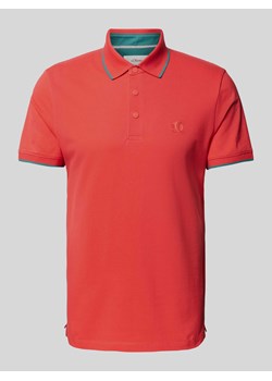 Koszulka polo z detalem z logo ze sklepu Peek&Cloppenburg  w kategorii T-shirty męskie - zdjęcie 170726700