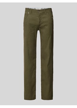 Spodnie w jednolitym kolorze model ‘CADIZ’ ze sklepu Peek&Cloppenburg  w kategorii Spodnie męskie - zdjęcie 170726712