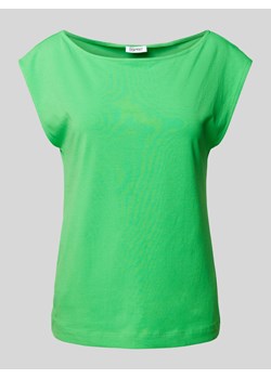 T-shirt w jednolitym kolorze ze sklepu Peek&Cloppenburg  w kategorii Bluzki damskie - zdjęcie 170726732