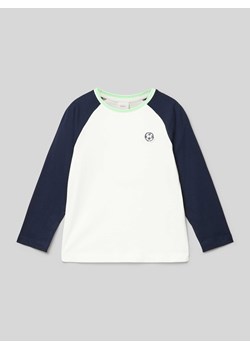Bluzka z długim rękawem i nadrukiem z motywem i napisem z tyłu ze sklepu Peek&Cloppenburg  w kategorii T-shirty chłopięce - zdjęcie 170726762