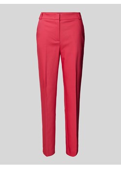 Spodnie w jednolitym kolorze ze sklepu Peek&Cloppenburg  w kategorii Spodnie damskie - zdjęcie 170726783
