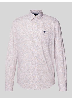 Koszula casualowa o kroju slim fit we wzory na całej powierzchni ze sklepu Peek&Cloppenburg  w kategorii Koszule męskie - zdjęcie 170726804