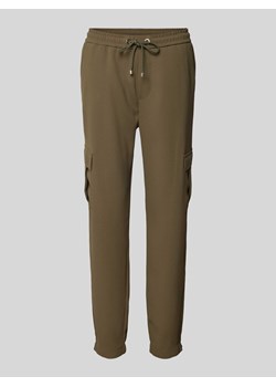Spodnie cargo o kroju regular fit z elastycznym pasem model ‘Easy Cool’ ze sklepu Peek&Cloppenburg  w kategorii Spodnie damskie - zdjęcie 170726822