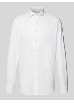Koszula biznesowa o kroju slim fit z kołnierzykiem typu cutaway ze sklepu Peek&Cloppenburg  w kategorii Koszule męskie - zdjęcie 170726830