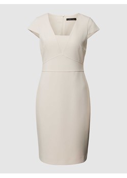 Sukienka o długości do kolan z kwadratowym dekoltem ze sklepu Peek&Cloppenburg  w kategorii Sukienki - zdjęcie 170726834