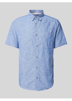 Koszula casualowa z kieszenią na piersi i rękawem o dł. 1/2 ze sklepu Peek&Cloppenburg  w kategorii Koszule męskie - zdjęcie 170727100