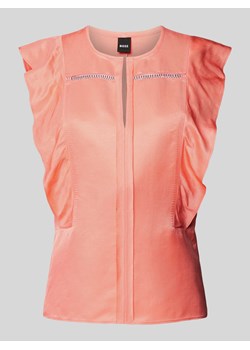 Top bluzkowy z falbanami model ‘Bileina’ ze sklepu Peek&Cloppenburg  w kategorii Bluzki damskie - zdjęcie 170727272