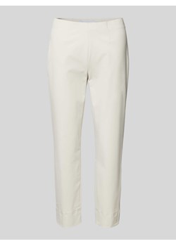 Spodnie o kroju slim fit w jednolitym kolorze model ‘PENNY’ ze sklepu Peek&Cloppenburg  w kategorii Spodnie damskie - zdjęcie 170727680