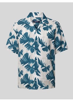 Koszula casualowa o kroju tailored fit z kołnierzem z połami ze sklepu Peek&Cloppenburg  w kategorii Koszule męskie - zdjęcie 170727761