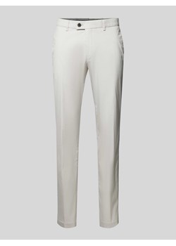 Chinosy o kroju regular fit z zakładkami w pasie model ‘Tarent’ ze sklepu Peek&Cloppenburg  w kategorii Spodnie męskie - zdjęcie 170727764