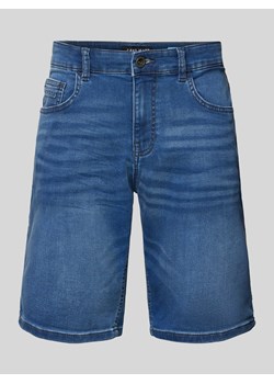 Szorty jeansowe o kroju regular fit z 5 kieszeniami model ‘SEATLE’ ze sklepu Peek&Cloppenburg  w kategorii Spodenki męskie - zdjęcie 170727870