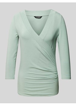 Bluzka z długim rękawem w stylu kopertowym model ‘ALAYJA’ ze sklepu Peek&Cloppenburg  w kategorii Bluzki damskie - zdjęcie 170727891