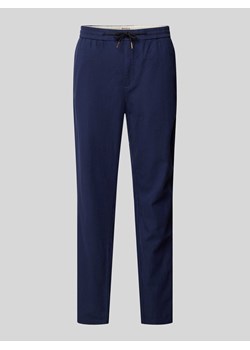 Spodnie o kroju straight fit w jednolitym kolorze model ‘WARREN’ ze sklepu Peek&Cloppenburg  w kategorii Spodnie męskie - zdjęcie 170728191