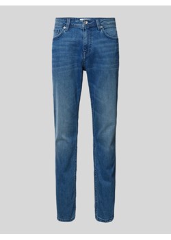 Jeansy o kroju slim fit w jednolitym kolorze model ‘Josh’ ze sklepu Peek&Cloppenburg  w kategorii Jeansy męskie - zdjęcie 170728432