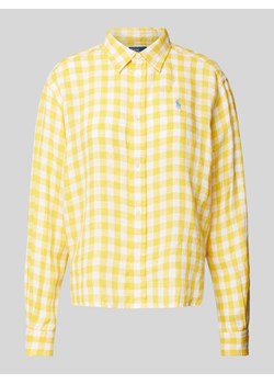 Bluzka koszulowa w kratkę ze sklepu Peek&Cloppenburg  w kategorii Koszule damskie - zdjęcie 170728480