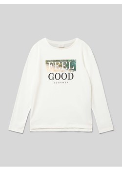 Bluzka z długim rękawem z nadrukowanym motywem ze sklepu Peek&Cloppenburg  w kategorii T-shirty chłopięce - zdjęcie 170728784