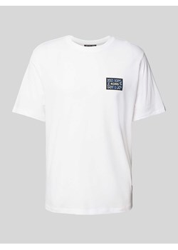 T-shirt z detalami z logo ze sklepu Peek&Cloppenburg  w kategorii T-shirty męskie - zdjęcie 170728820