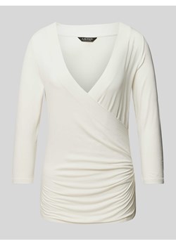 Bluzka z długim rękawem w stylu kopertowym model ‘ALAYJA’ ze sklepu Peek&Cloppenburg  w kategorii Bluzki damskie - zdjęcie 170728933